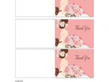 58 Creative Free Bridal Shower Thank You Card Templates Formating for Free Bridal Shower Thank You Card Templates