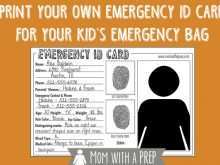 58 Creative Free Printable Emergency Card Template PSD File by Free Printable Emergency Card Template