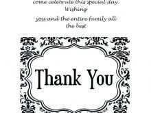 58 Customize Free Thank You Card Template Black And White Now by Free Thank You Card Template Black And White