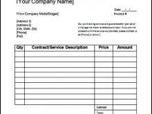 58 Customize Generic Contractor Invoice Template Photo with Generic Contractor Invoice Template