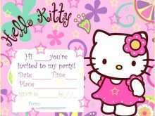 58 Customize Hello Kitty Invitation Card Template Free For Free for Hello Kitty Invitation Card Template Free