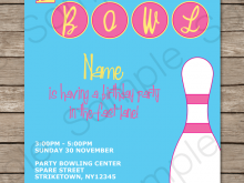 58 Customize Our Free Bowling Party Flyer Template in Photoshop with Bowling Party Flyer Template