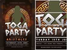 58 Customize Toga Party Flyer Template For Free by Toga Party Flyer Template