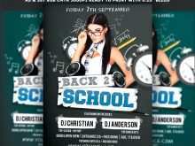 Back To School Party Flyer Template Free Download