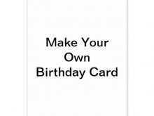 58 Format Create A Birthday Card Template Layouts with Create A Birthday Card Template