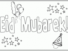 58 Free Eid Card Colouring Template Photo by Eid Card Colouring Template