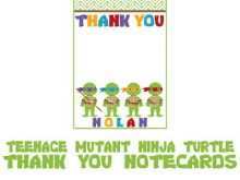 58 Free Ninja Turtle Thank You Card Template PSD File by Ninja Turtle Thank You Card Template