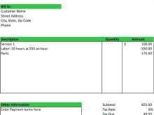 58 Free Printable Car Repair Invoice Template Excel in Word by Car Repair Invoice Template Excel