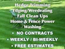 58 Free Printable Lawn Care Flyers Templates Free for Ms Word for Lawn Care Flyers Templates Free