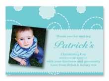 58 Free Thank You Card Template Christening With Stunning Design with Thank You Card Template Christening