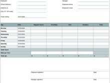 58 Free Time Card Template In Excel Photo by Time Card Template In Excel