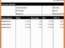 58 How To Create Invoice Template For Vat Registered Company Now by Invoice Template For Vat Registered Company