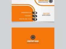 58 How To Create Orange Name Card Template in Photoshop with Orange Name Card Template
