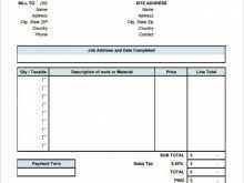 58 Online Construction Tax Invoice Template Maker for Construction Tax Invoice Template