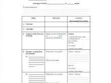 58 Printable School Agenda Example For Free with School Agenda Example