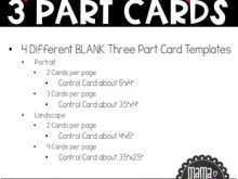 58 Report 3 Part Card Template in Photoshop for 3 Part Card Template