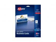 Avery Business Card Template 08371
