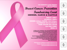 58 Report Breast Cancer Fundraiser Flyer Templates Photo by Breast Cancer Fundraiser Flyer Templates
