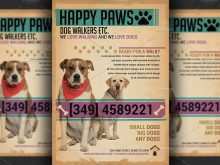58 Report Dog Walker Flyer Template PSD File with Dog Walker Flyer Template