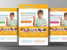 58 Report Kids Flyer Template PSD File with Kids Flyer Template