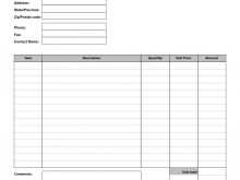 58 The Best Blank Invoice Template In Excel in Word by Blank Invoice Template In Excel