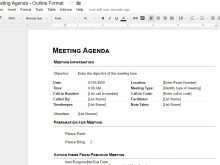 58 The Best Meeting Agenda Template Google Doc Download by Meeting Agenda Template Google Doc