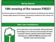 58 Visiting Lawn Mowing Flyer Template Now by Lawn Mowing Flyer Template