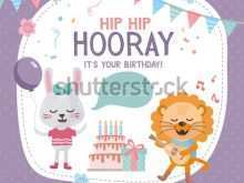 58 Visiting Lion Birthday Card Template for Ms Word by Lion Birthday Card Template