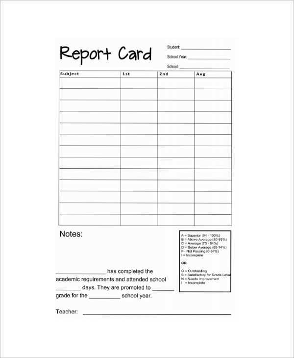 58 Visiting Result Card Template In Word Layouts with Result Card Template In Word