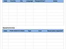 59 Best 3 Week Travel Itinerary Template Formating by 3 Week Travel Itinerary Template