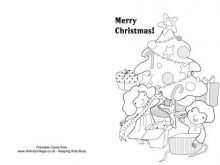 59 Blank Christmas Card Template Colour In With Stunning Design by Christmas Card Template Colour In