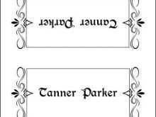 59 Blank Double Sided Place Card Template Word With Stunning Design with Double Sided Place Card Template Word