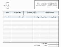 59 Blank Free Garage Repair Invoice Template For Free with Free Garage Repair Invoice Template