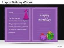 Birthday Card Template Ppt