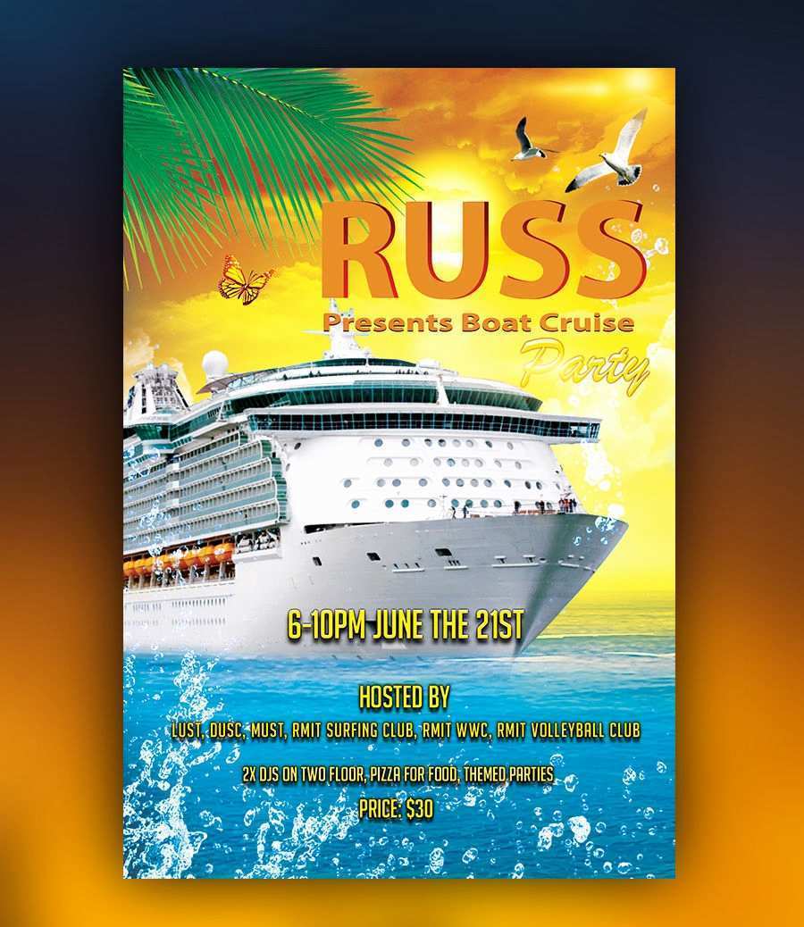59 Create Boat Cruise Flyer Template for Ms Word for Boat Cruise Flyer Template