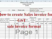 59 Create Invoice Format In Excel Gst for Ms Word by Invoice Format In Excel Gst
