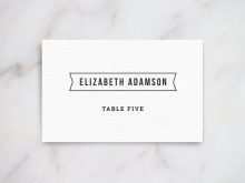 59 Create Name Card Table Template for Ms Word for Name Card Table Template