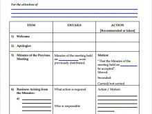 59 Create School Agenda Template Word Download with School Agenda Template Word