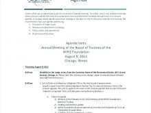 59 Create Task Force Agenda Template For Free with Task Force Agenda Template