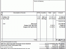 59 Create Vat Sales Invoice Template For Free for Vat Sales Invoice Template