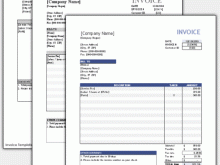 Blank Invoice Template For Mac