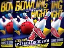 59 Creating Bowling Flyer Template Free in Photoshop with Bowling Flyer Template Free