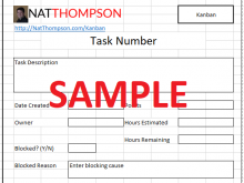 59 Creating Kanban Card Template Free Now for Kanban Card Template Free