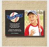 59 Creating Thank You Card Template Baseball Formating by Thank You Card Template Baseball