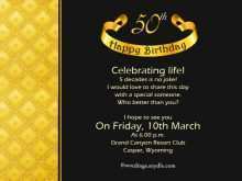 59 Creative 50Th Birthday Card Invitation Templates in Word by 50Th Birthday Card Invitation Templates