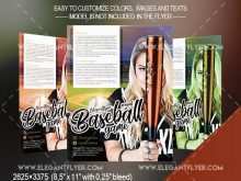 59 Creative Baseball Flyer Template Free PSD File for Baseball Flyer Template Free