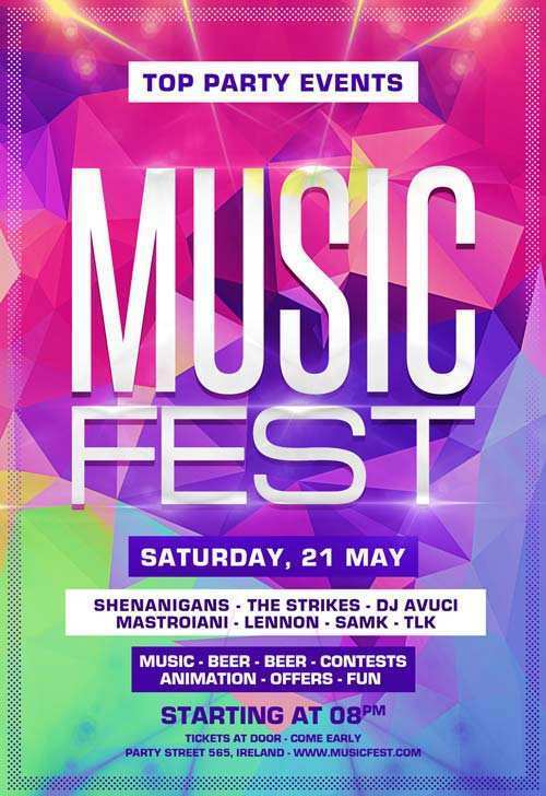 59 Customize Festival Flyer Template Free Formating by Festival Flyer Template Free