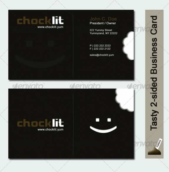 59 Customize Our Free 2 Sided Name Card Template With Stunning Design for 2 Sided Name Card Template