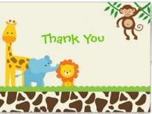 59 Customize Our Free Animal Thank You Card Template Formating by Animal Thank You Card Template