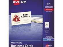 59 Customize Our Free Avery Business Card Template 8376 Formating with Avery Business Card Template 8376